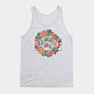 Floral Queen Wreath Tank Top